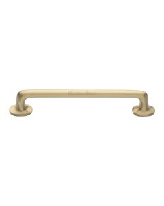 Heritage Brass Satin Brass Traditional Cabinet Pull Handle 203mm