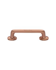 Heritage Brass Satin Rose Gold Traditional Cabinet Pull Handle 96mm