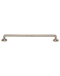 Heritage Brass Satin Nickel Traditional Cabinet Pull Handle 256mm