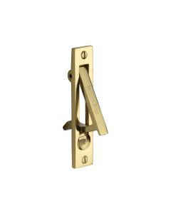 Polished Brass Heritage Brass Pocket Door Edge Pull 99mm