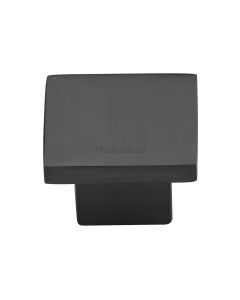 Heritage Brass Matt Bronze Classic Square Cabinet Knob 40mm