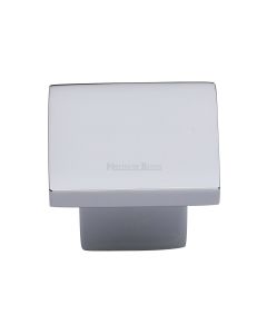 Heritage Brass Polished Chrome Classic Square Cabinet Knob 40mm