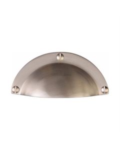 Heritage Brass Satin Nickel Traditional Cabinet Drawer Pull