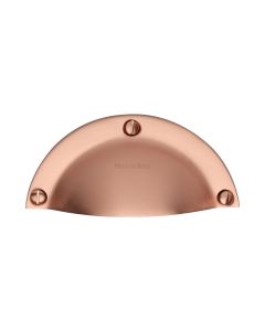Heritage Brass Satin Rose Gold Traditional Cabinet Drawer Pull