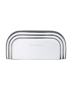 Heritage Brass Polished Chrome Bauhaus Drawer Pull Handle 76mm