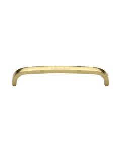 Heritage Brass Polished Brass Curved D Shaped Cabinet Pull Handle 152mm