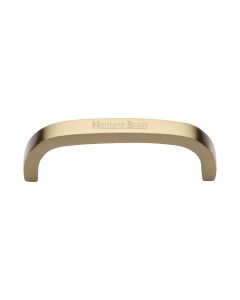 Heritage Brass Satin Brass Curved D Shaped Cabinet Pull Handle 152mm