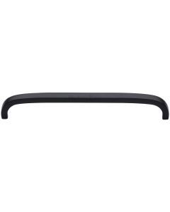 Heritage Brass Matt Black Curved D Shaped Cabinet Pull Handle 203mm