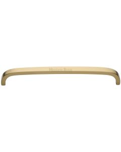 Heritage Brass Satin Brass Curved D Shaped Cabinet Pull Handle 203mm