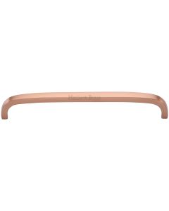 Heritage Brass Satin Rose Gold Curved D Shaped Cabinet Pull Handle 203mm