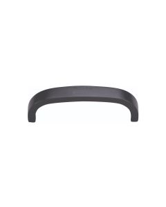 Heritage Brass Matt Black Curved D Shaped Cabinet Pull Handle 89mm