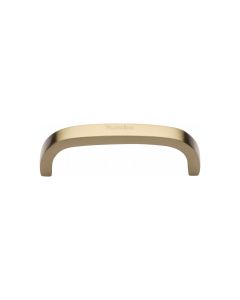 Heritage Brass Satin Brass Curved D Shaped Cabinet Pull Handle 89mm