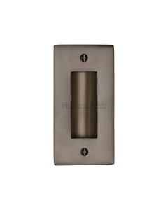Matt Bronze Heritage Brass Flush Pull 101mm