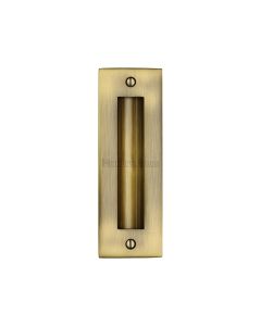Antique Brass Heritage Brass Flush Pull 152mm