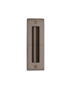 Matt Bronze Heritage Brass Flush Pull 152mm
