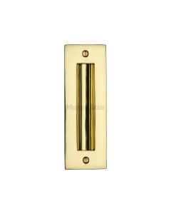 Polished Brass Heritage Brass Flush Pull 152mm