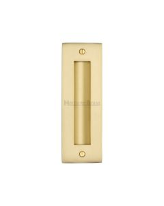 Satin Brass Heritage Brass Flush Pull 152mm