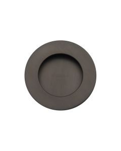Matt Bronze Heritage Brass Round Flush Pull - C1835