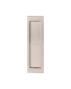 Satin Nickel Heritage Brass Flush Pull - C1872 197mm