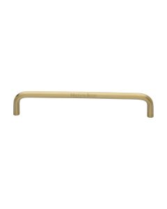 Heritage Brass Satin Brass Wire Cabinet Pull Handle 160mm