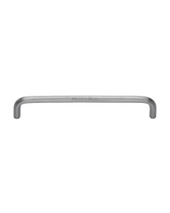 Heritage Brass Satin Chrome Wire Cabinet Pull Handle 160mm