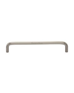 Heritage Brass Satin Nickel Wire Cabinet Pull Handle 160mm
