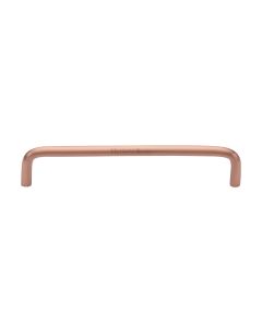 Heritage Brass Satin Rose Gold Wire Cabinet Pull Handle 160mm