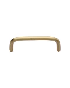 Heritage Brass Satin Brass Wire Cabinet Pull Handle 96mm