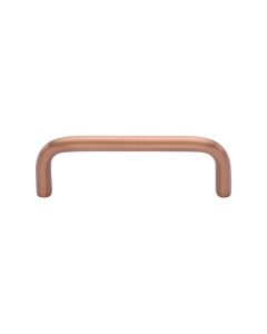 Heritage Brass Satin Rose Gold Wire Cabinet Pull Handle 96mm