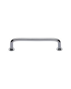 Heritage Brass Polished Chrome Wire Cabinet Pull Handle with Rose 16mm
