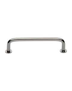 Heritage Brass Polished Nickel Finish Wire Cabinet Pull Handle with Rose 16mm