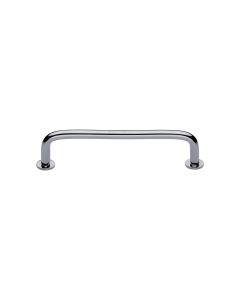 Heritage Brass Polished Chrome Wire Cabinet Pull Handle with Rose 16mm