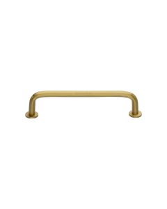 Heritage Brass Satin Brass Wire Cabinet Pull Handle with Rose 16mm