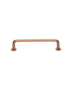 Heritage Brass Satin Rose Gold Wire Cabinet Pull Handle with Rose 16mm