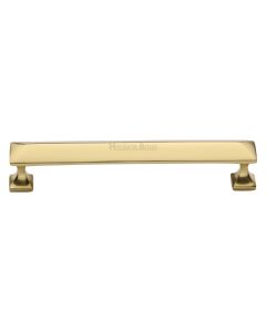 Heritage Brass Polished Brass Pyramid Cabinet Pull Handle 152mm