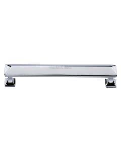 Heritage Brass Polished Chrome Pyramid Cabinet Pull Handle 152mm