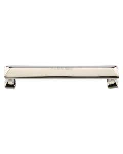 Heritage Brass Polished Nickel Finish Pyramid Cabinet Pull Handle 152mm