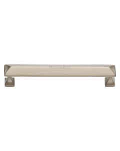 Heritage Brass Satin Nickel Pyramid Cabinet Pull Handle 152mm
