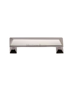 Heritage Brass Polished Nickel Finish Pyramid Cabinet Pull Handle 203mm