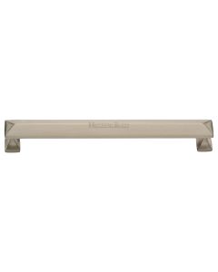 Heritage Brass Satin Nickel Pyramid Cabinet Pull Handle 203mm