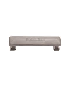 Heritage Brass Satin Chrome Pyramid Cabinet Pull Handle 96mm