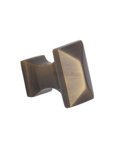 Heritage Brass Antique Brass Pyramid Cabinet Knob