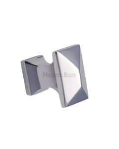 Heritage Brass Polished Chrome Pyramid Cabinet Knob