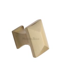 Heritage Brass Satin Brass Pyramid Cabinet Knob