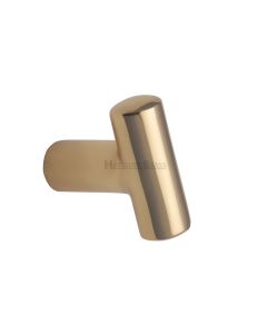 Heritage Brass Polished Brass T Shaped Cabinet Knob 35mm