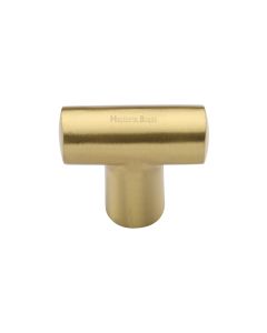 Heritage Brass Satin Brass T Shaped Cabinet Knob 35mm