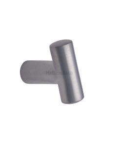 Heritage Brass Satin Chrome T Shaped Cabinet Knob 35mm
