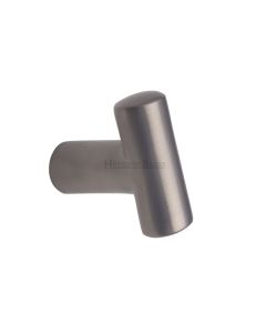 Heritage Brass Satin Nickel T Shaped Cabinet Knob 35mm