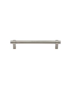 Heritage Brass Satin Nickel Industrial Cabinet Pull Handle 128mm
