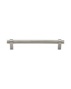 Heritage Brass Satin Nickel Industrial Cabinet Pull Handle 160mm